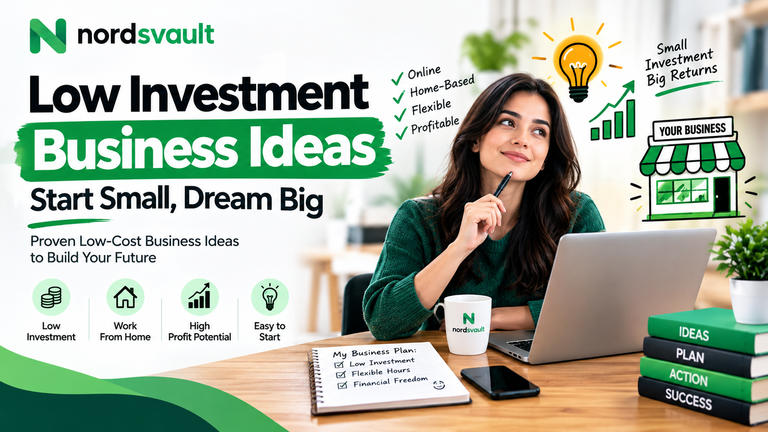 20 Low Investment Business Ideas to Start in 2026