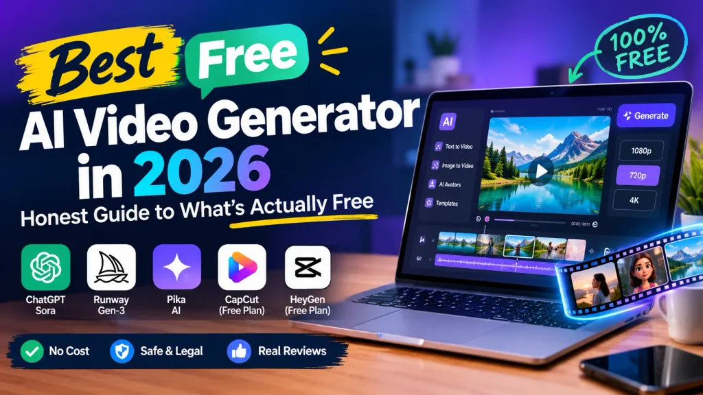 Best Free AI Video Generator in 2026 Honest Guide to What’s Actually Free