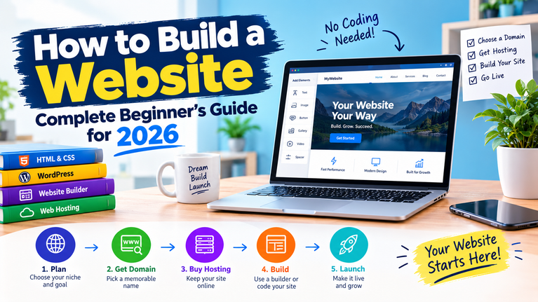 How to Build a Website Complete Beginner's Guide for 2026