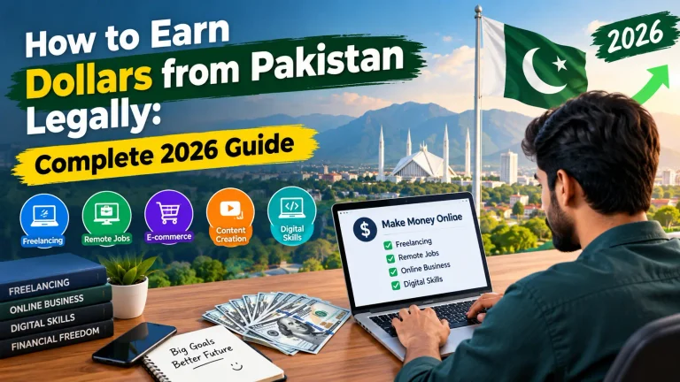 How to Earn Dollars from Pakistan Legally Complete 2026 Guide