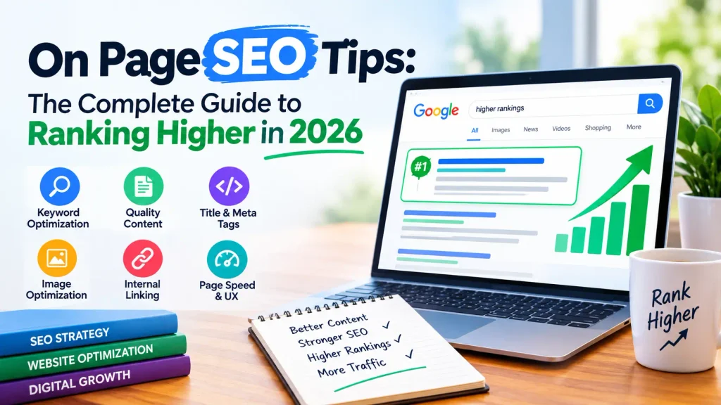 On Page SEO Tips The Complete Guide to Ranking Higher in 2026