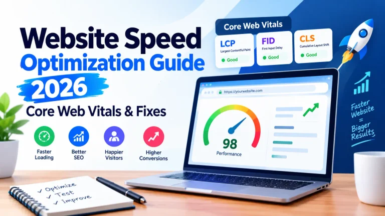Website Speed Optimization Guide 2026 Core Web Vitals & Fixes